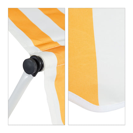 Telescopic roof Yellow/White