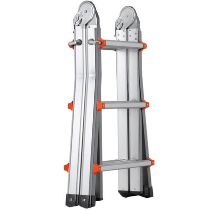 Telescoping A-Frame Ladder – 11 Ft Aluminum, 330 Lb Load