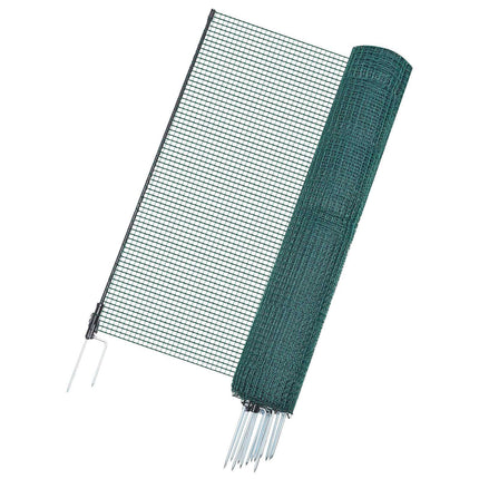 Temporary Mesh Fence With Posts, 1.2 x 15 m