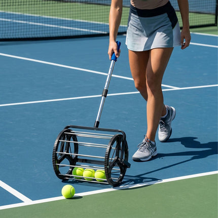 Tennisball-Sammelroller, Teleskopstiel aus Metall