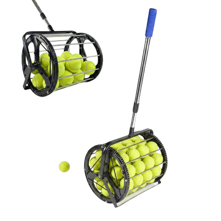 Tennisball-Sammelroller, Teleskopstiel aus Metall
