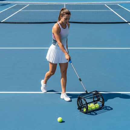 Tennisball-Sammelroller, Teleskopstiel aus Metall