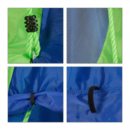 Tent for Nest swing blue green