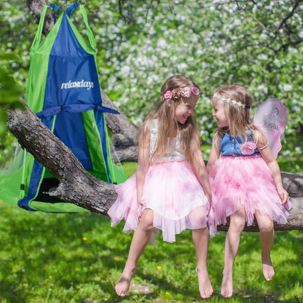 Tent for Nest swing blue green