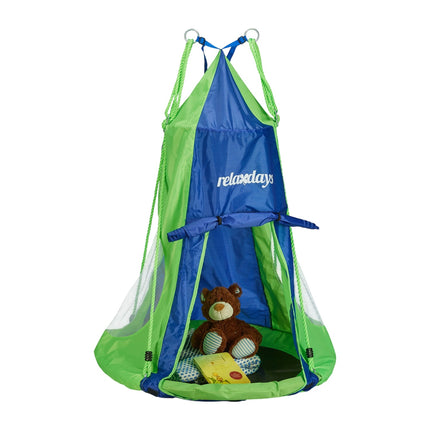 Tent for Nest swing blue green