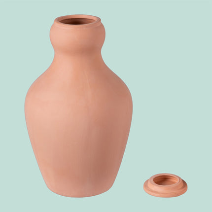 Terracotta Olla, 2.2L Clay Water Reservoir