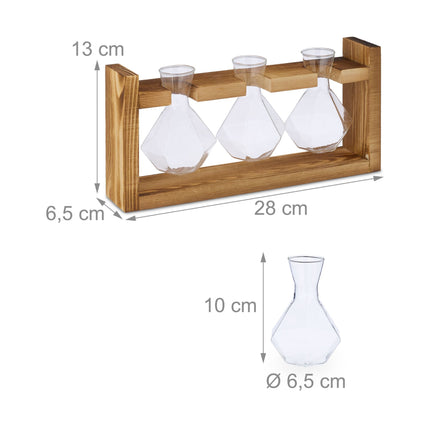 Reagenzglasvase mit Ständer