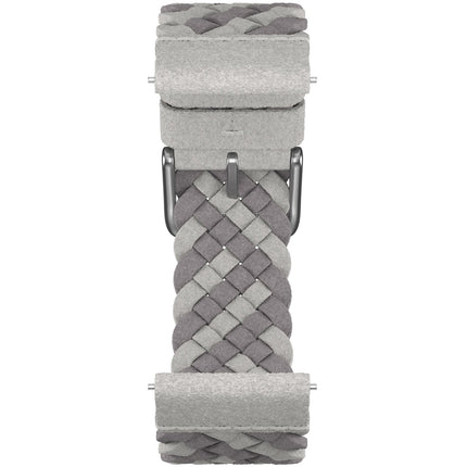 Textilní náramek 20mm Alcantara, kamenná, střední