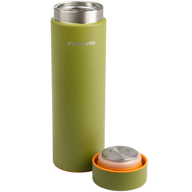 Thermosflasche grün 0,5 Liter Trinkflasche für unterwegs