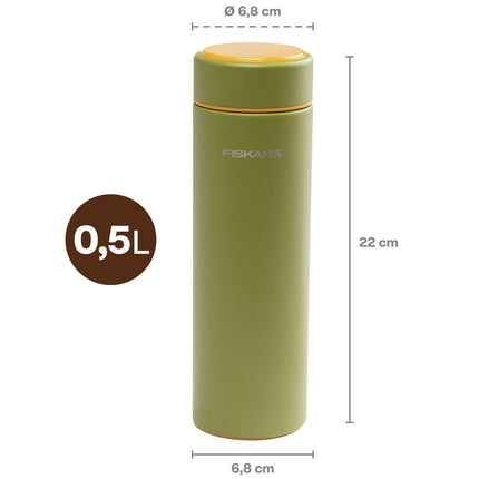 Thermos bottle green 0.5 liter On-the-go Bottle