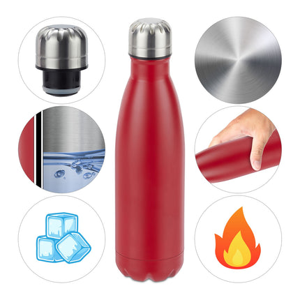 Thermosflasche aus Stahl