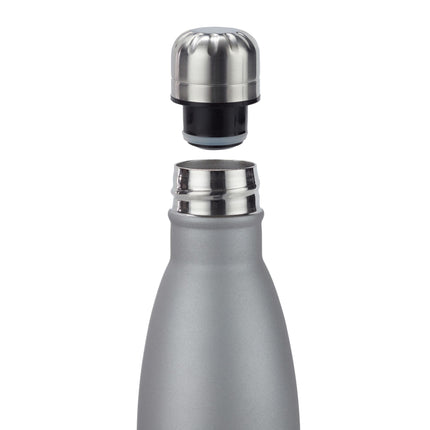 Thermos bottle in steel