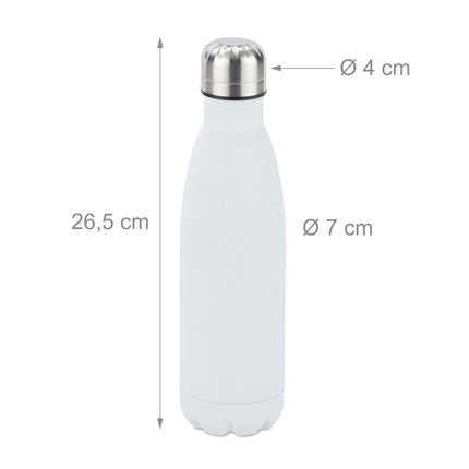 Thermosflasche aus Stahl