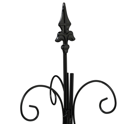 Dreibeiniges, zusammenklappbares Rankgitter für Pflanzen, 125 cm