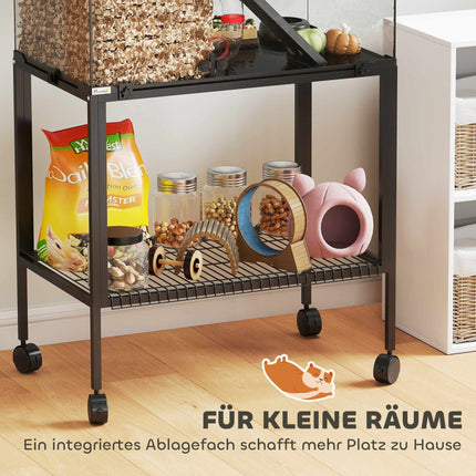 Three-Level Hamster Cage with Wheel and Accessories