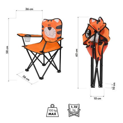 Tiger Chair, Fun Design, Nils Style, NC3305