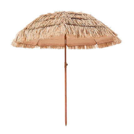 Tiki Thatched Patio Umbrella 6.5 Ft, Tilt, 8 Ribs