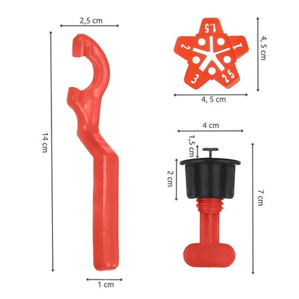Tiles leveling system 150 pcs + keys