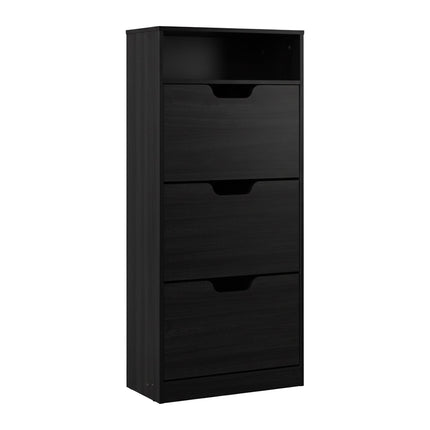 Kippschuhschrank mit verstellbaren Fächern