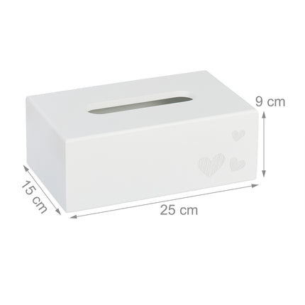 Taschentuchbox "Herzen"