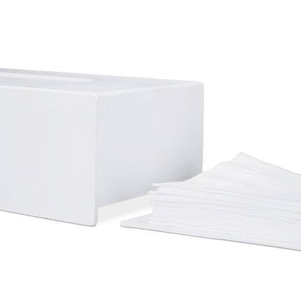 Kosmetiktücherbox Bambus Weiß