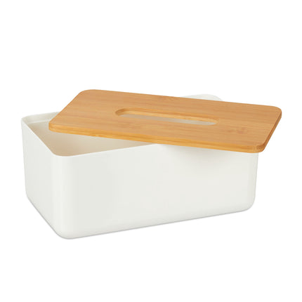 Taschentuchbox mit Bambusdeckel