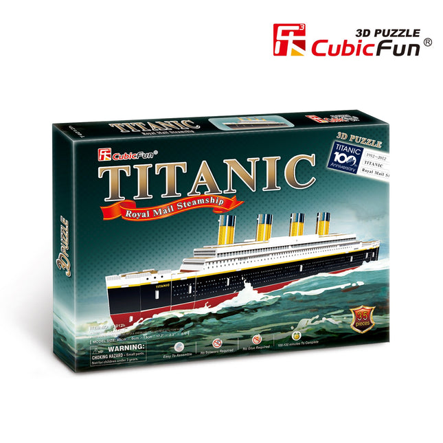 Titanic 3D Puzzle, kleine Größe, Spaß für alle Altersgruppen
