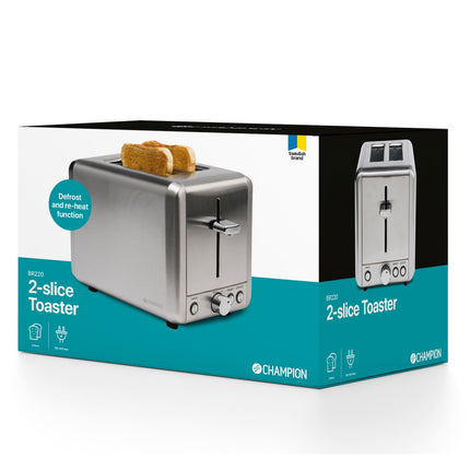 Grille-pain 2 tranches 925W BR220 Inox