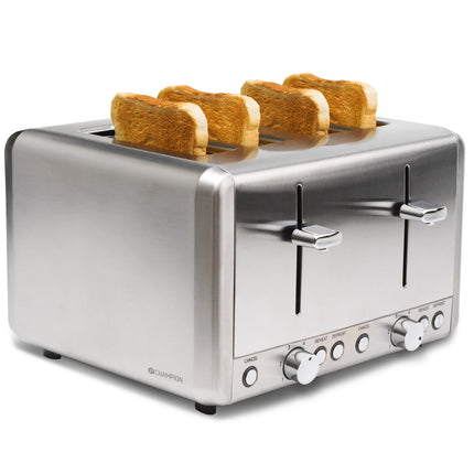 Grille-pain 4 tranches 1000W BR420 Inox