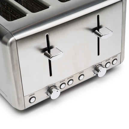Grille-pain 4 tranches 1000W BR420 Inox