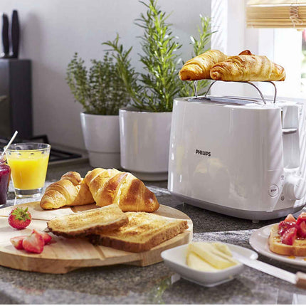 Toaster HD2581 Weiß 2 Scheiben