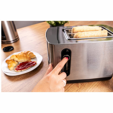 Toaster Sunny TO 850 Edelstahl LED-Display Touch Control