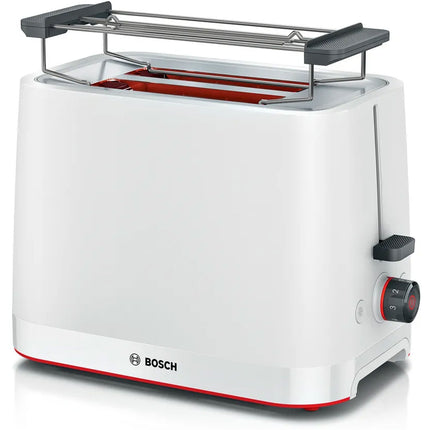 Toaster TAT3M121, weiß, 950 W, Bagel-Funktion.