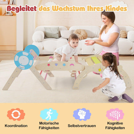 Kleinkind-Kletterset mit Rutsche, Bogen & Blöcken