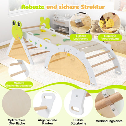 Kleinkinder-Kletterset mit Rutsche & Rampe – 7-in-1 Spielturm