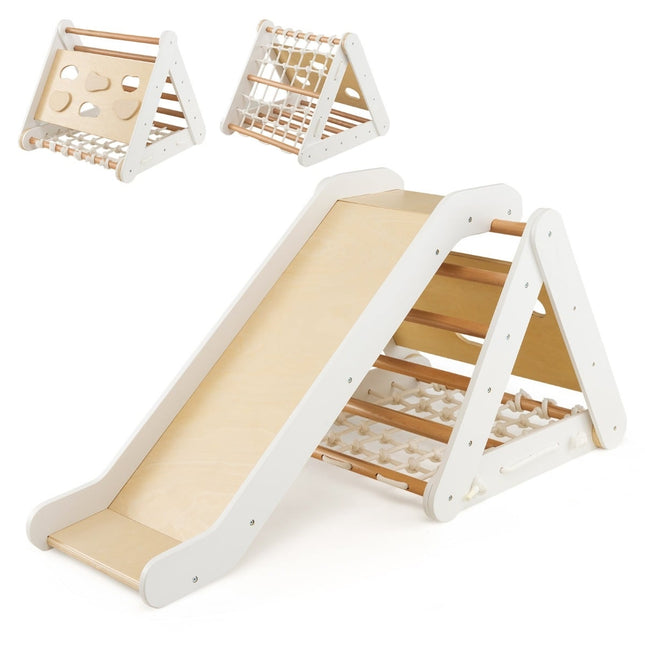 Kletterspielzeug für Kleinkinder – 4-in-1-Dreieckset mit Rampe