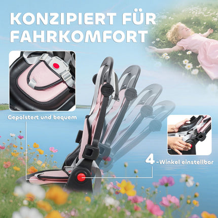 Kleinkind-Dreirad, 6-in-1, verstellbarer Sitz, faltbar