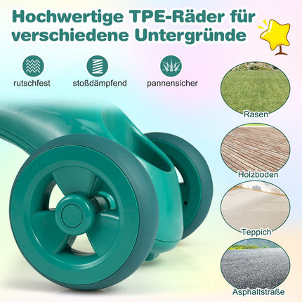 Kleinkind-Dreirad mit Lenkeinschlagbegrenzung, Klingel, ergonomischem Sitz