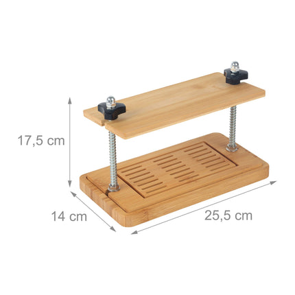 Tofu Press, Bamboo & Stainless Steel, Adjustable