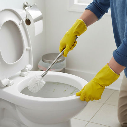 Toilettenbürste mit 5 austauschbaren Köpfen, 8 cm