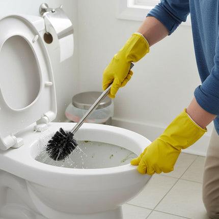 Toilettenbürste mit 5 Ersatzköpfen, Ø8 cm