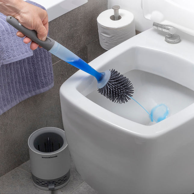 Toilettenbürste mit Reinigungsmittelspender Bruilet InnovaGoods