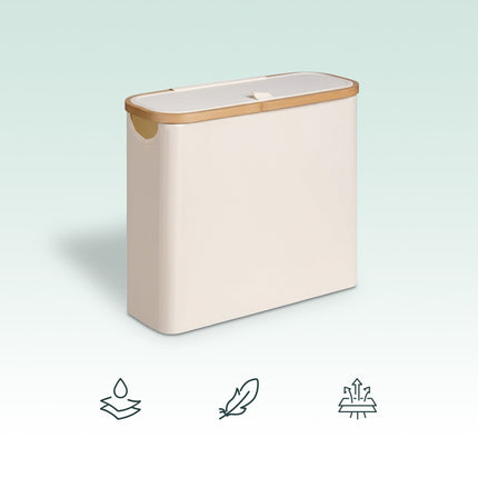 Toilet Paper Holder, Fabric, Holds 12 Rolls