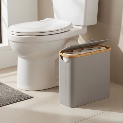 Toilettenpapierhalter, Stoff, fasst 12 Rollen
