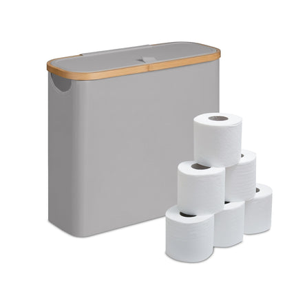 Toilettenpapierhalter, Stoff, fasst 12 Rollen