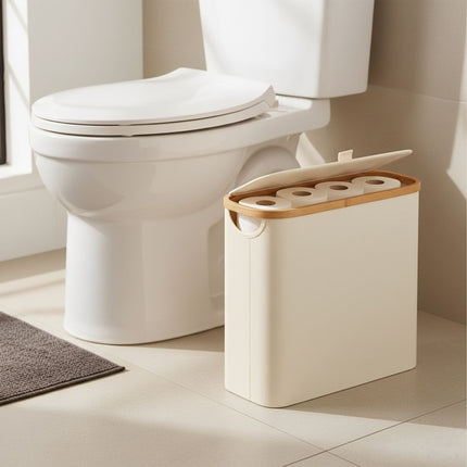Toilet Paper Holder, Fabric, Holds 12 Rolls