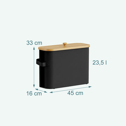 Toilet Paper Holder, Square Fabric, Holds 12 Rolls