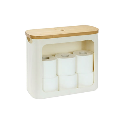 Toilettenpapierhalter, Stoff, fasst 12 Rollen