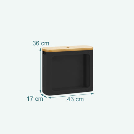 Toilettenpapierhalter, Stoff, fasst 12 Rollen