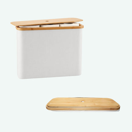 Toilet Roll Holder, Square Fabric, Holds 12 Rolls